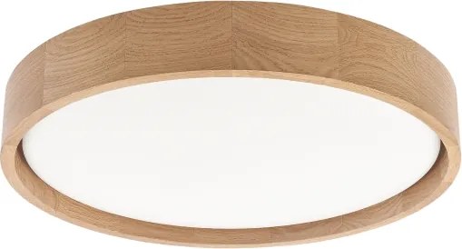 Brilagi - Lampă LED de tavan MANAROLA PLAIN, 24W, 230V, 4000K, Ø 41 cm, stejar