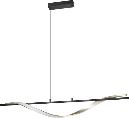 Eglo 902135-LED CONAPRATO — pendul suspendat pe cablu, LED/20W/230V, 2700/4000/6500K, negru/auriu
