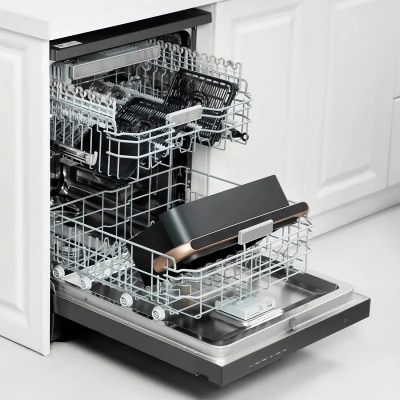La mâna a doua: Friteuza cu aer cald Cosori Dual Blaze TwinFry CAF-TF101S, 10 L, 6 programe, 240°C, Timer, ThermoIQ, Negru