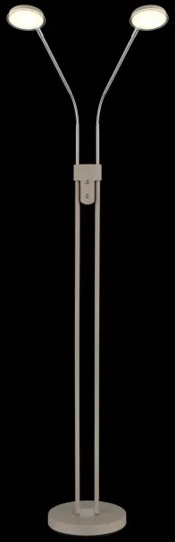 Globo 58504-2SSA-LED cu dimmer Lampă de podea SILVIO 2x6,5W/230V 2700/3350/4000K bej