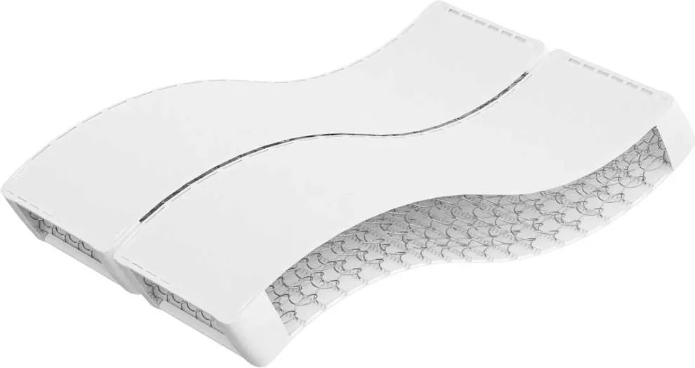 vidaXL Saltea cu arcuri bonnell, fermitate medie, 120x200 cm