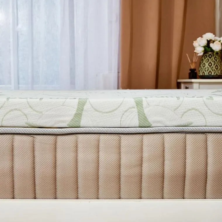 decoDoma Saltea de protecţie cu spumă cu memorie BAMBOO Comfort 90 x 200 x 6 cm