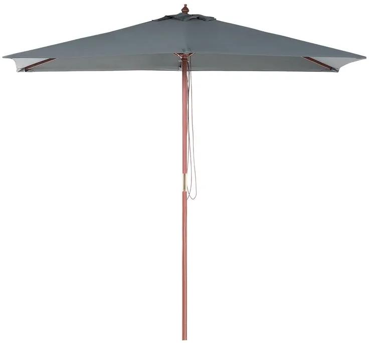 Zondo Umbrelă de grădină 144 cm FLAME (lemn) (gri închis). Promo -22%. 1019427