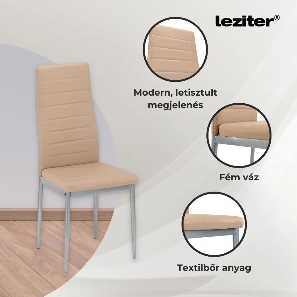 Rowan 4+1 set de luat masa bej-gri