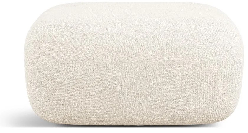 Taburet bej cu tapițerie din țesătură bouclé Jenny – Micadoni Home