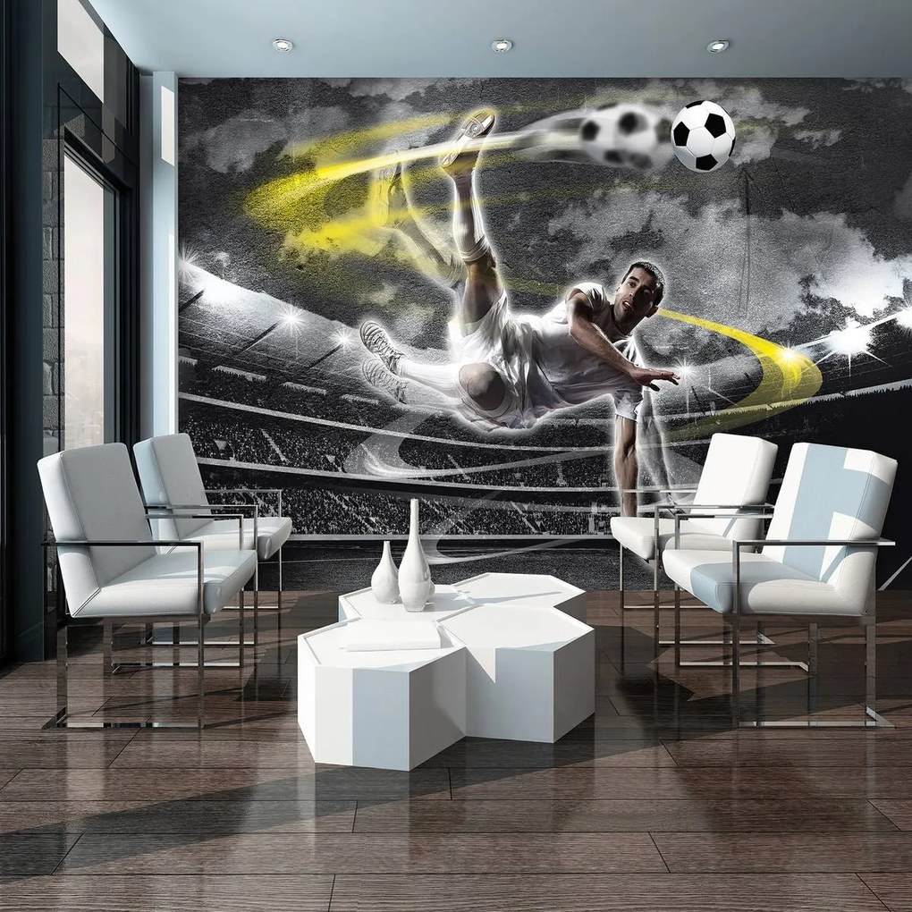 Fototapet - Fotbalistul în acțiune (152,5x104 cm)