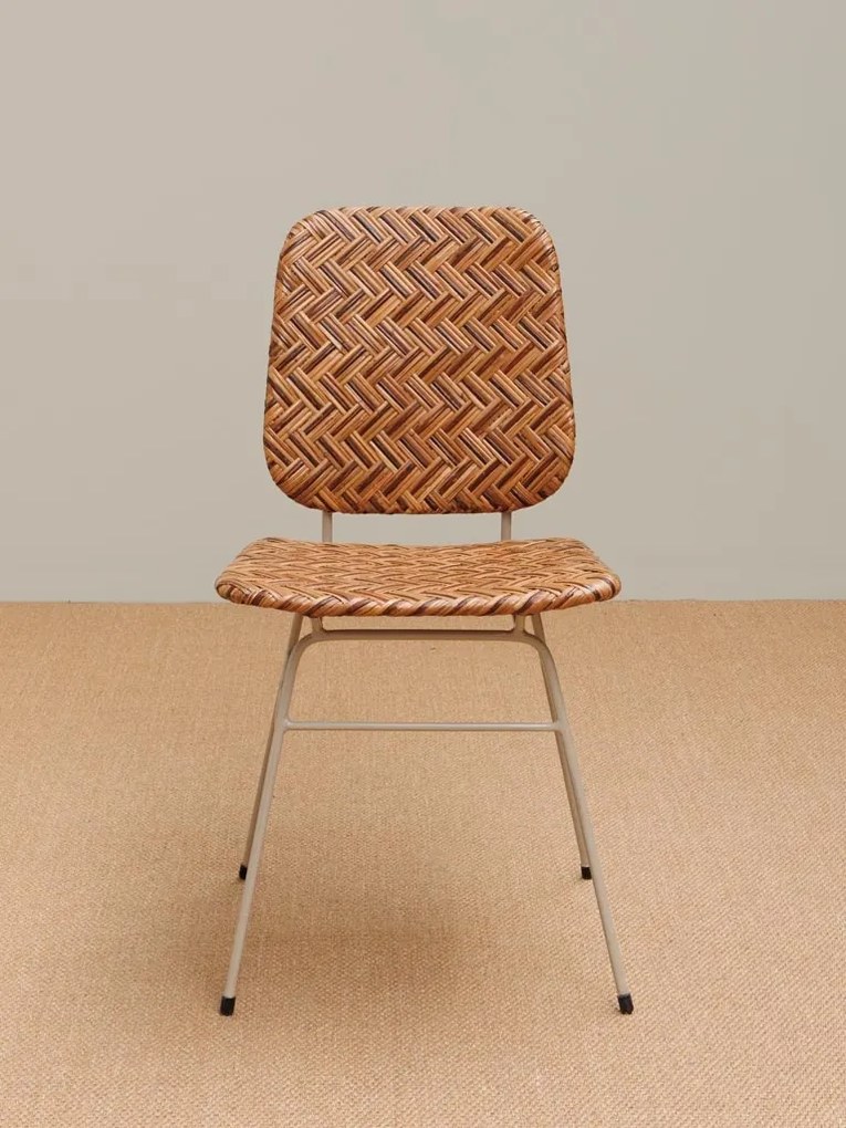 Scaun dining, maro, din rattan, Sayang