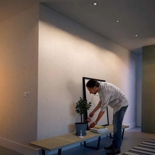 Philips 50193/87/PN - SET 3x Lampă încastrată ENNEPER 1xGU10/5,5W/230V