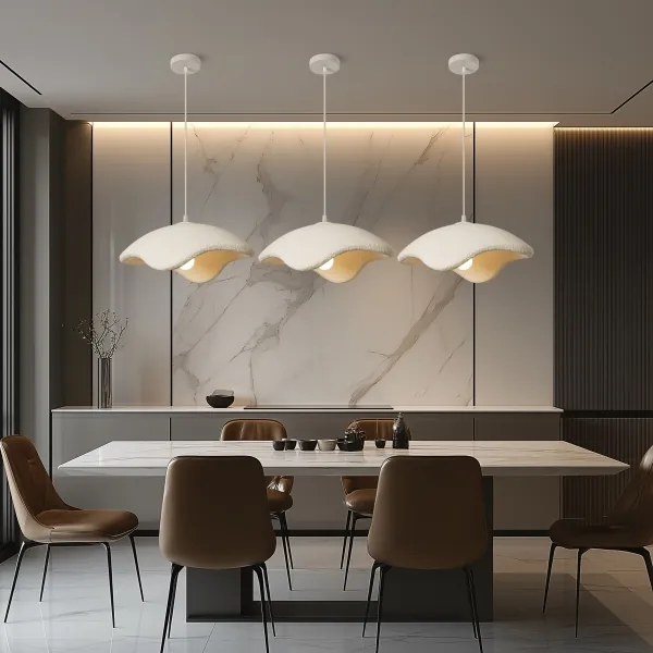 BRILAGI - Lustră pe cablu WABI SABI 1xE27/60W/230V Ø 40 cm albă