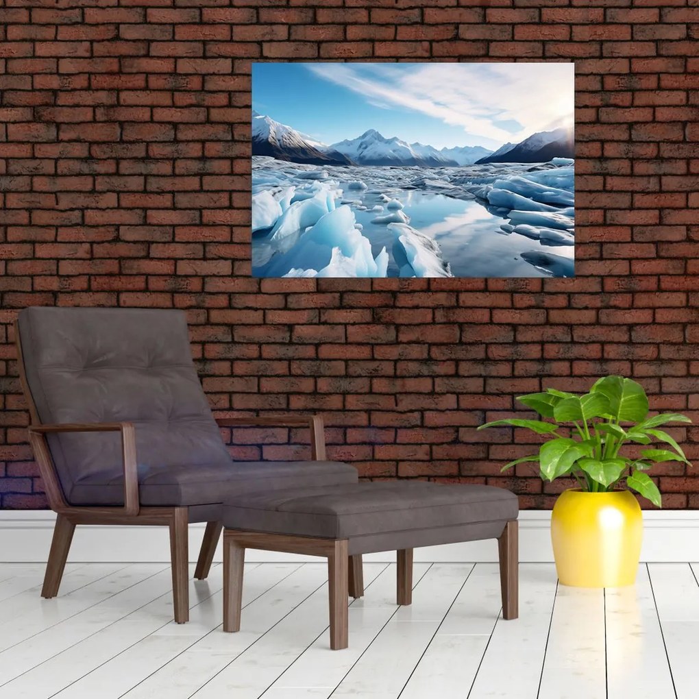 Tablou - Formațiuni glaciare (90x60 cm)