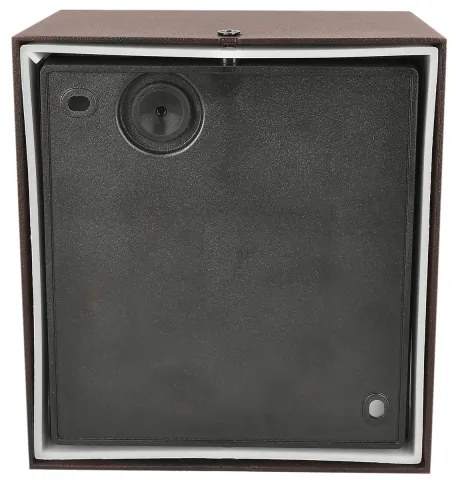 Brilagi-LED Aplică de exterior cu senzor TERNI, LED 12W, 230V, maro, IP44