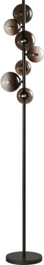 Brilagi - Lampă LED de podea MILLA 7xG9/3W/230V maro/maro fumuriu