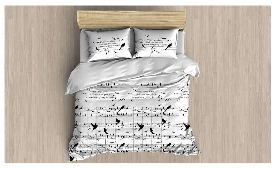 Lenjerie de pat cu cearșaf și 2 fețe de pernă Tura, 200 x 220 cm
