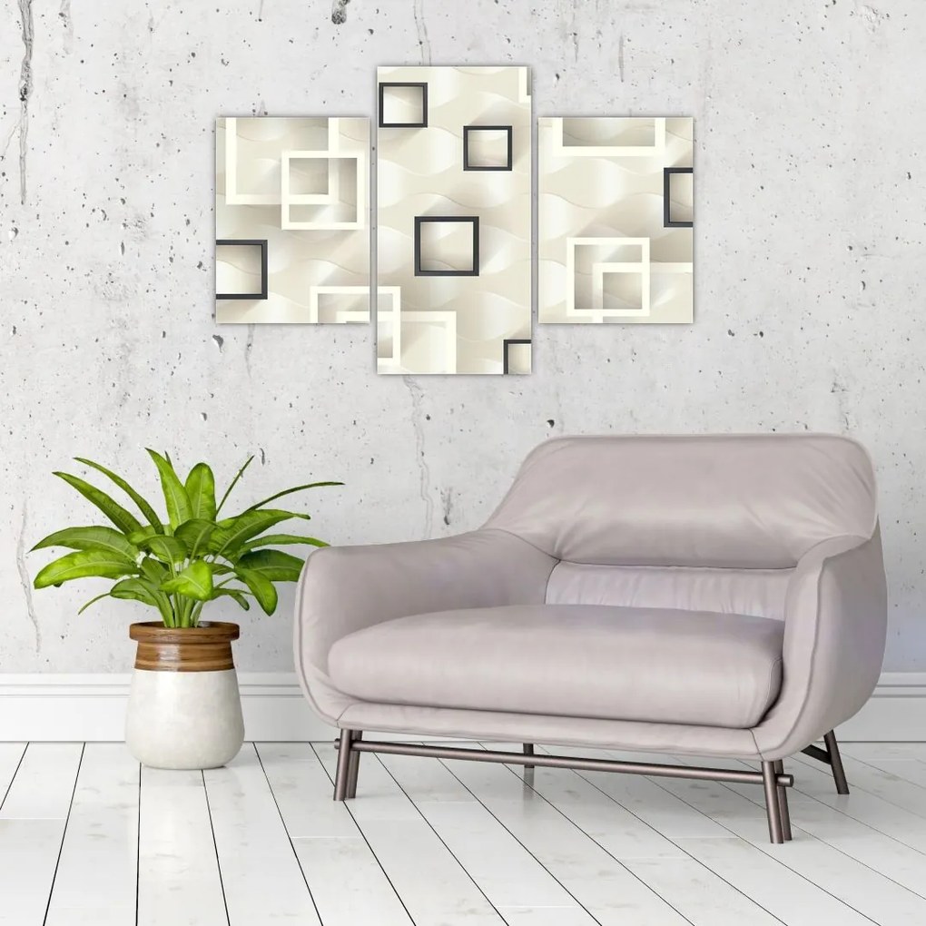 Tablou geometric abstract (90x60 cm)