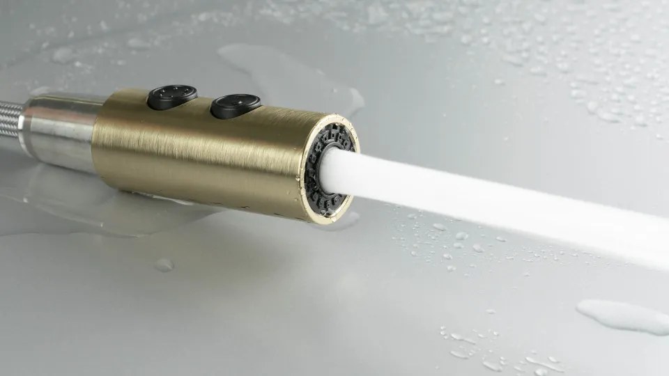 Baterie pentru Bucătărie OLFATO finisaj auriu periat BQO_R72M