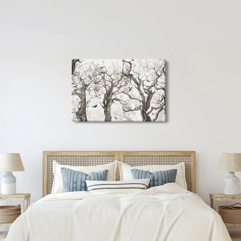 Tablou - Model de pădure, desen (90x60 cm)
