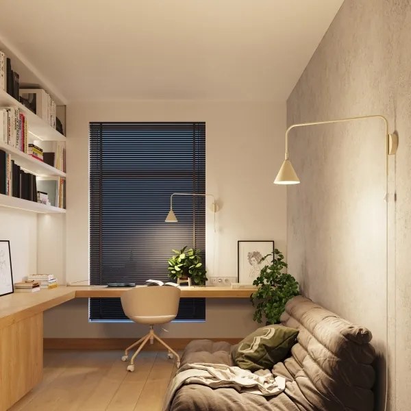 Lampă de perete Sollux SL.1699 NOX 1xE14/10W/230V crem