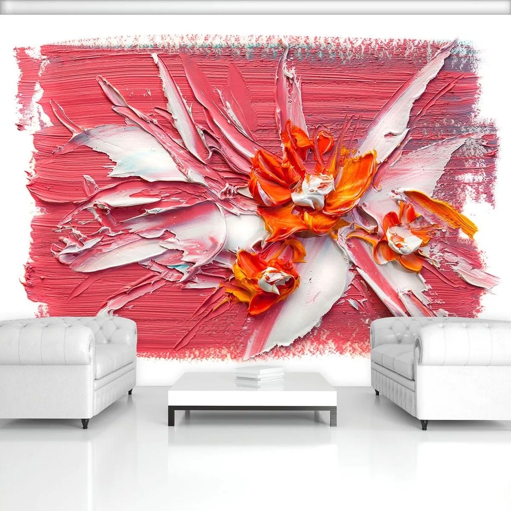 Fototapet - Flori în ulei (152,5x104 cm)