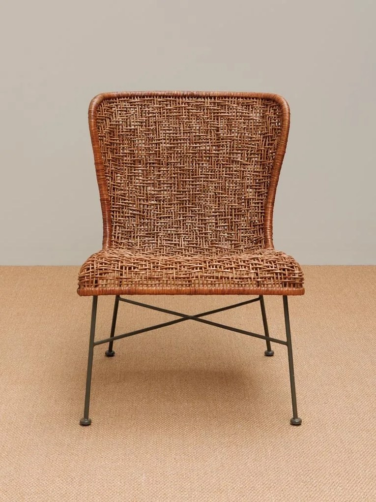 Scaun dining, maro, din rattan, Melati