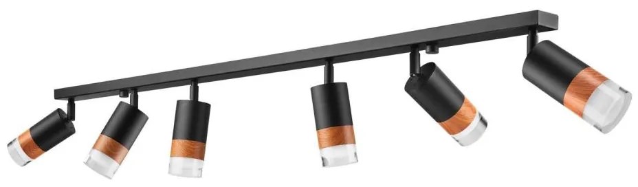 Spot LED AURORA 6xGU10/10W/230V, lungime 117 cm