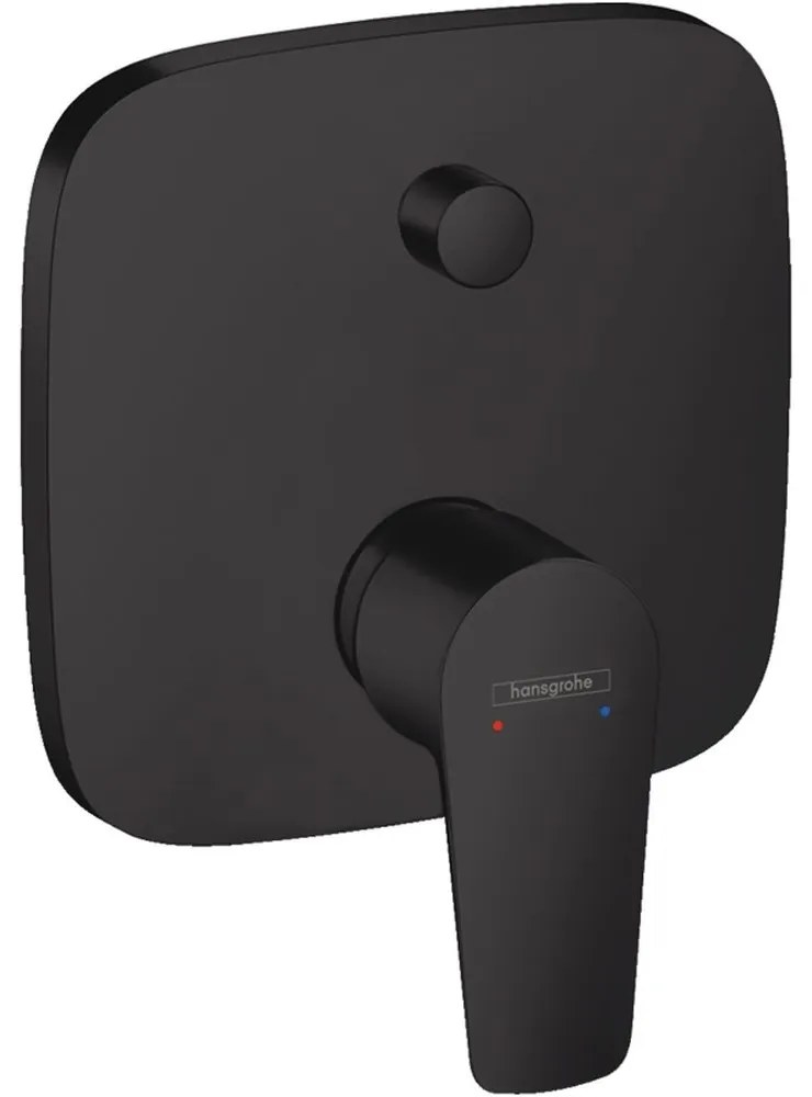 Baterie cada, incastrata, negru mat Negru mat