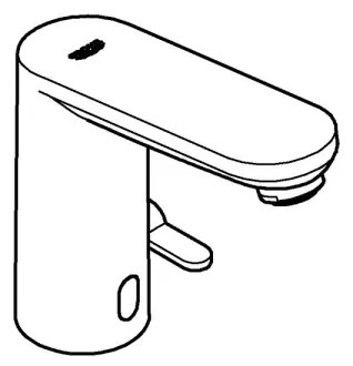 GROHE 36324001 - Baterie electronică pentru lavoar cu senzor infraroșu EUROSMART COSMOPOLITAN E, crom
