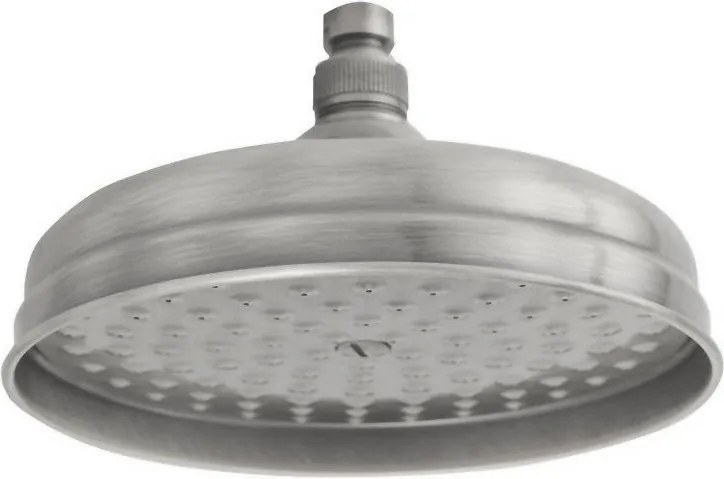 Cap de duș argintiu mat din alamă ø 20 cm Antea – Sapho