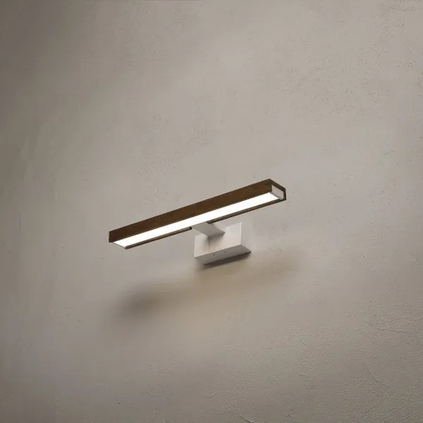 Brilagi-LED Lumină pentru oglindă de baie 3-în-1 WOODY MIRROR LED/8W/230V 40 cm IP44 alb/stejar