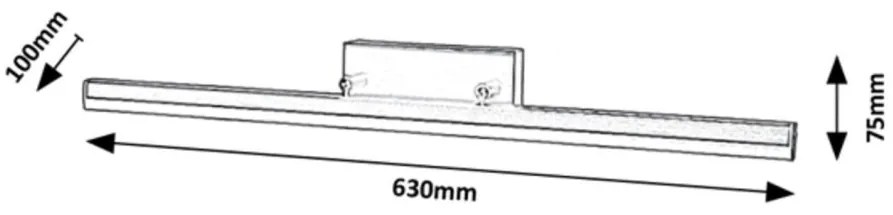Aplica LED pentru baie design modern Evan IP44