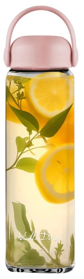 Sticlă roz din sticlă 540 ml Fuori – Vialli Design