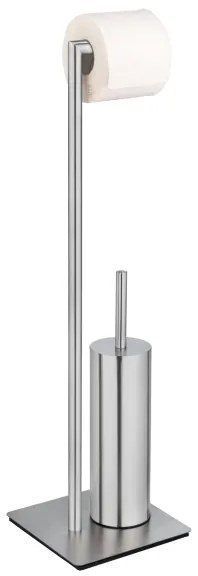 WENKO 25378100 - Perie WC RECCO 20 x 71,5 cm satinat