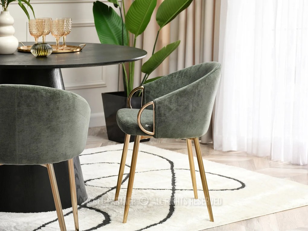 Scaun Carma K (verde + auriu). Promo -24%. 1111005
