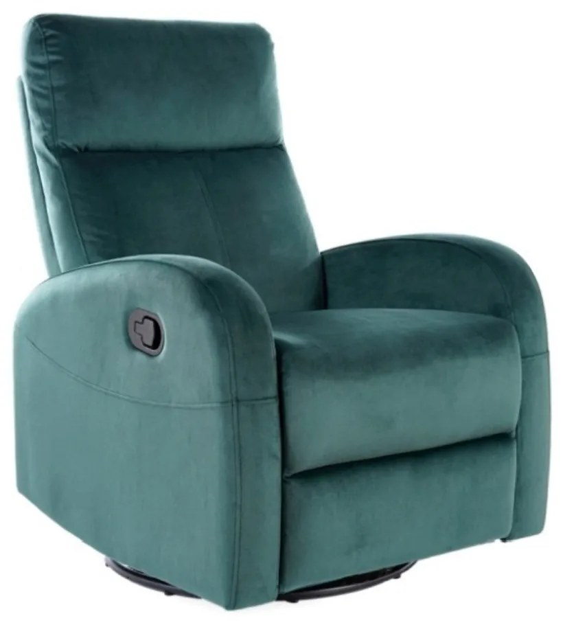 Scaun rabatabil Olimp Velvet, verde