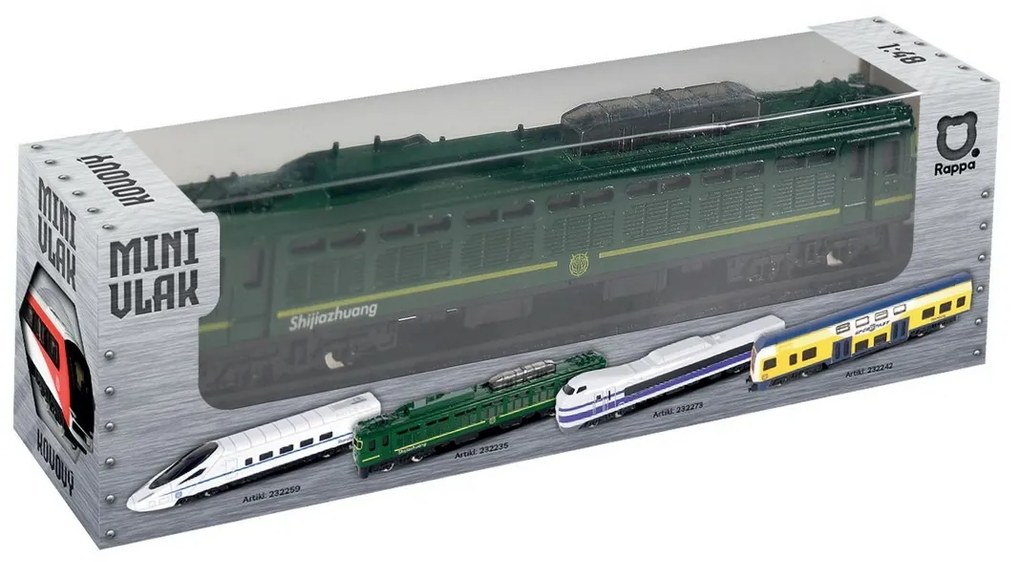 Rappa Metal mini tren locomotivă, 15 cm