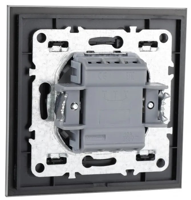 Intrerupator simplu cu led Smack,10A,sf8101 fkb
