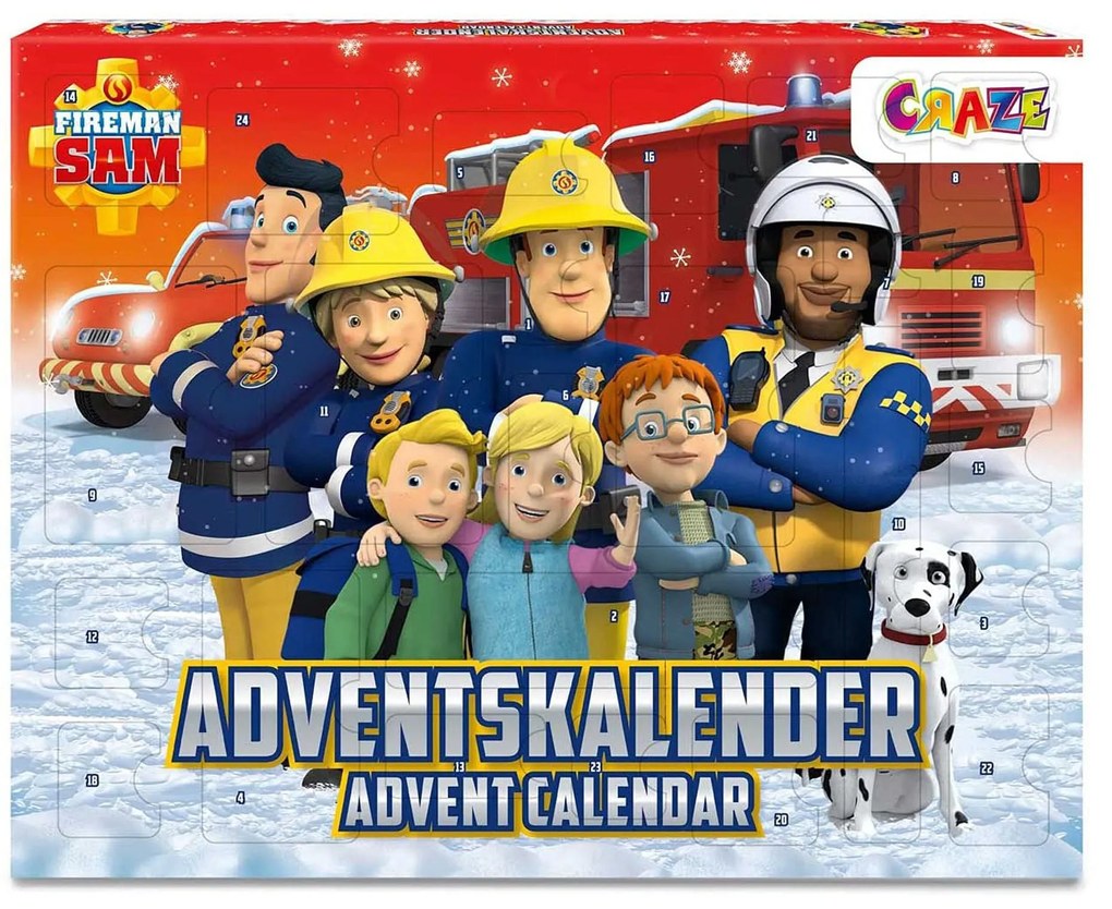 CALENDAR CRACIUN - POMPIERUL SAM - CRAZE (CRZ24690)
