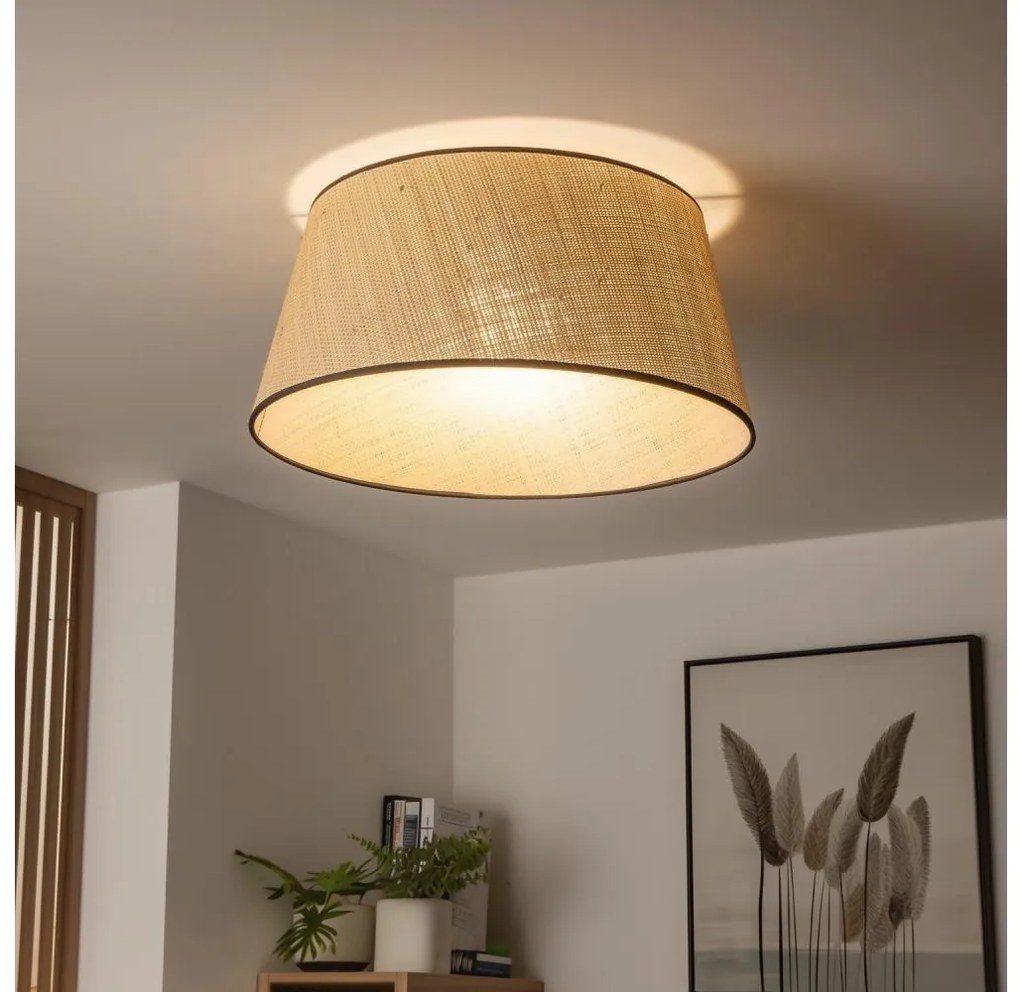 Brilagi - Lustră LED aplicată CERIA 1xE27/40W/230V Ø 50 cm, bej