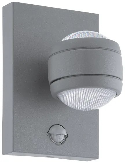 Eglo 96019 - LED Corp de iluminat perete exterior cu senzor SESIMBA 1 2xLED/3,7W