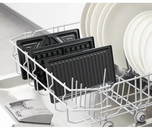 Aparat de sandvici Tefal ULTRA COMPACT 3 în 1 700W/230V negru/crom