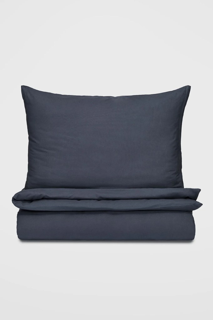 Lenjerie de pat de lux din flanelă Solid albastru 220x200 cm