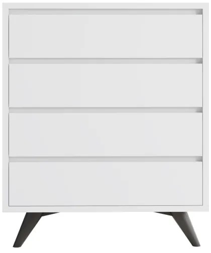 Comodă SUVERA 86x70 cm alb