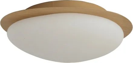 Brilagi - Plafonieră VISBY WOOD LED, 18 W, 230 V, Ø 38 cm, maro