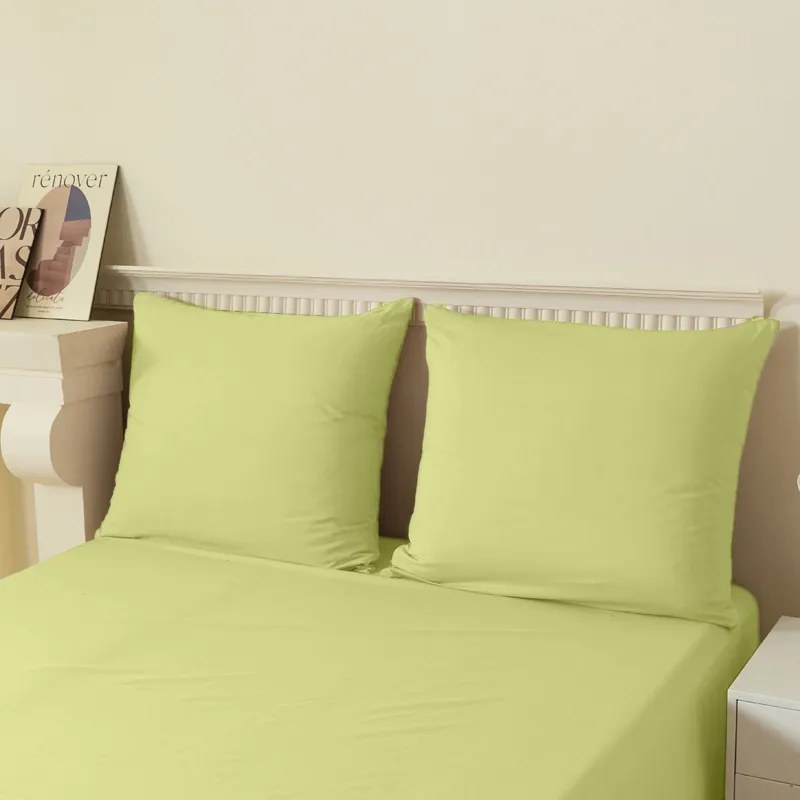 Lenjerie de pat din microfibra LANTA fistic Dimensiune lenjerie de pat: 70 x 90 cm | 140 x 220 cm