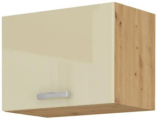 Dulap superior de bucătărie Arryn 50 GU-36 1F (stejar artisan + crem lucios). 1024735