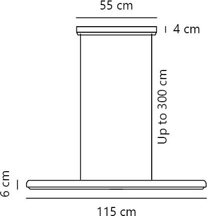 Lustra suspendata LED design liniar din lemn Akeno