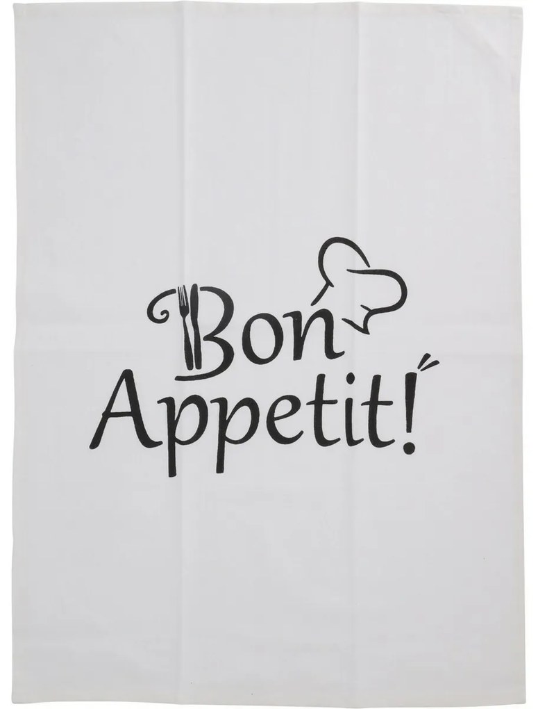 Prosop de bucătărie alb, 45 x 70 cm, set de 2 buc.