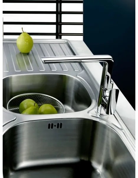 Sapho - Baterie pentru lavoar MIXONA 22,4 cm, crom lucios