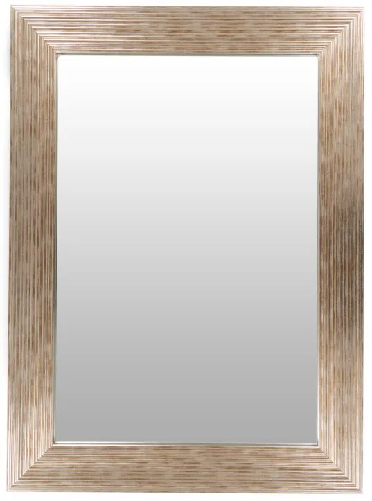 Oglinda dreptunghiulara cu rama din polistiren argintie/aurie Harper, 79cm (L) x 59cm (L) x 1,8cm (H)