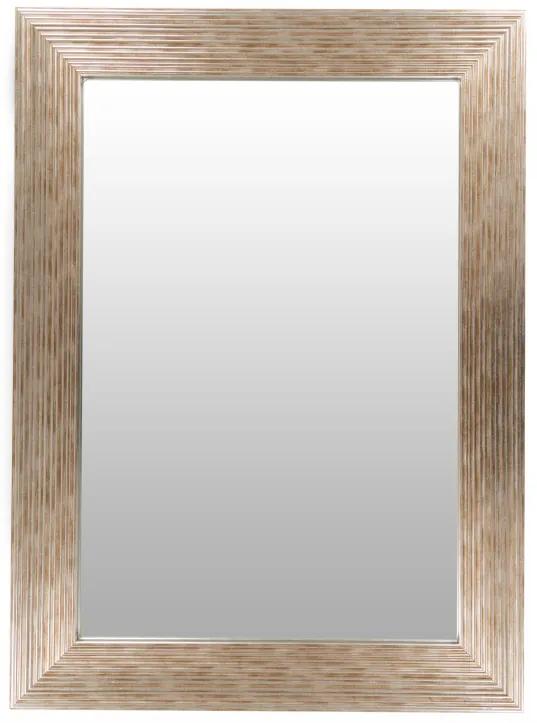 Oglinda dreptunghiulara cu rama din polistiren argintie/aurie Harper, 79cm (L) x 59cm (L) x 1,8cm (H)