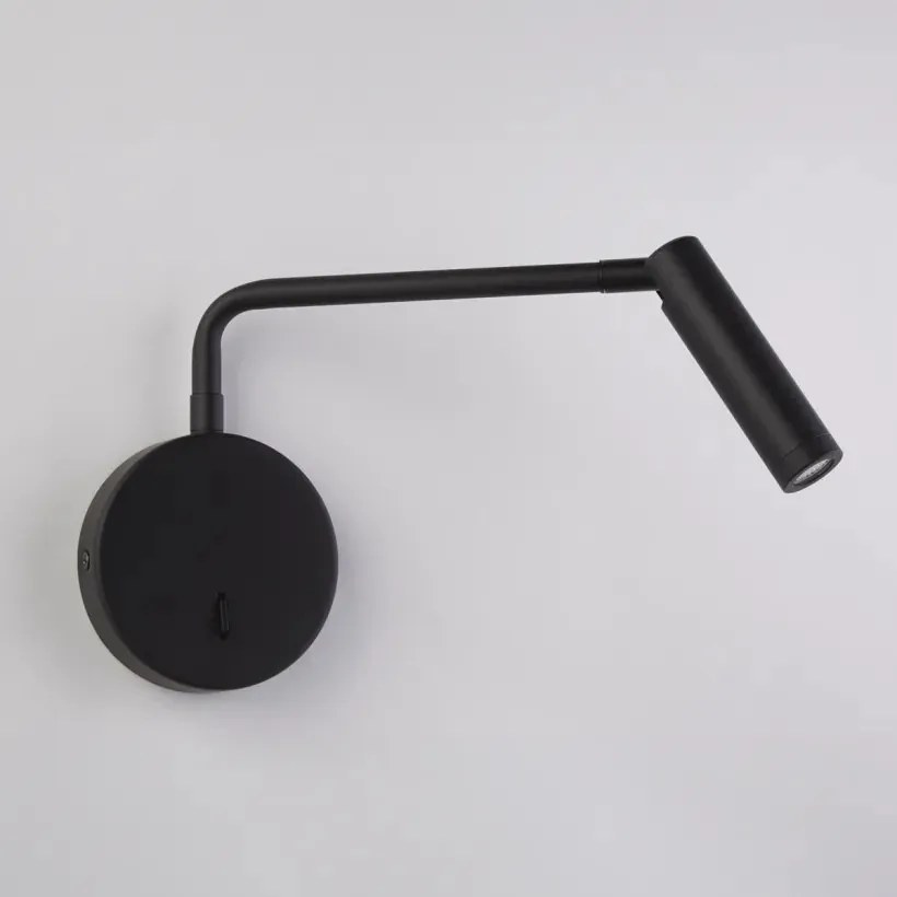 Aplica de perete cu reader LED Blackfriars negru